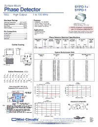 Datasheet SYPD-1+ производства Mini-Circuits